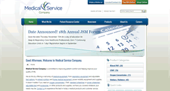 Desktop Screenshot of medicalserviceco.com